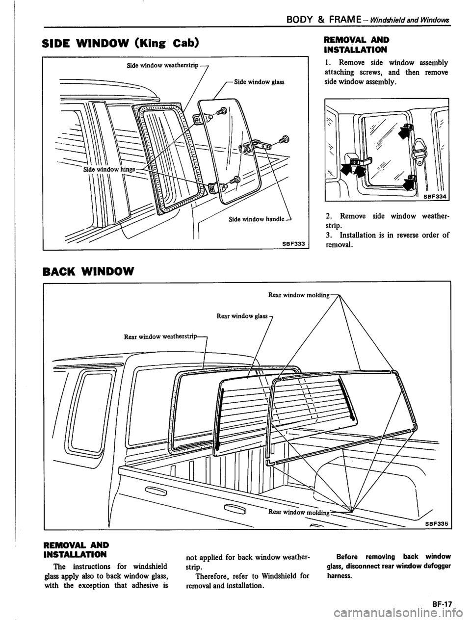 DATSUN PICK-UP 1980 Service Manual DATSUN PICK-UP 1980 Service Manual