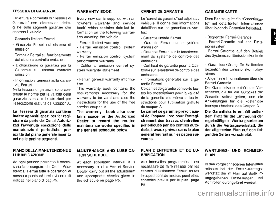 FERRARI F40 1992 Service Repair Manual FERRARI F40 1992 Service Repair Manual