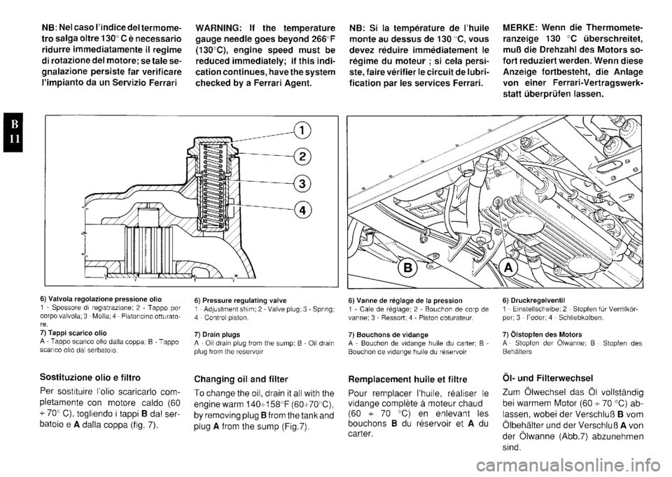 FERRARI F40 1992 Service Owners Manual FERRARI F40 1992 Service Owners Manual