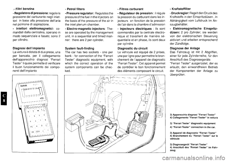 FERRARI F40 1992 Service Service Manual FERRARI F40 1992 Service Service Manual