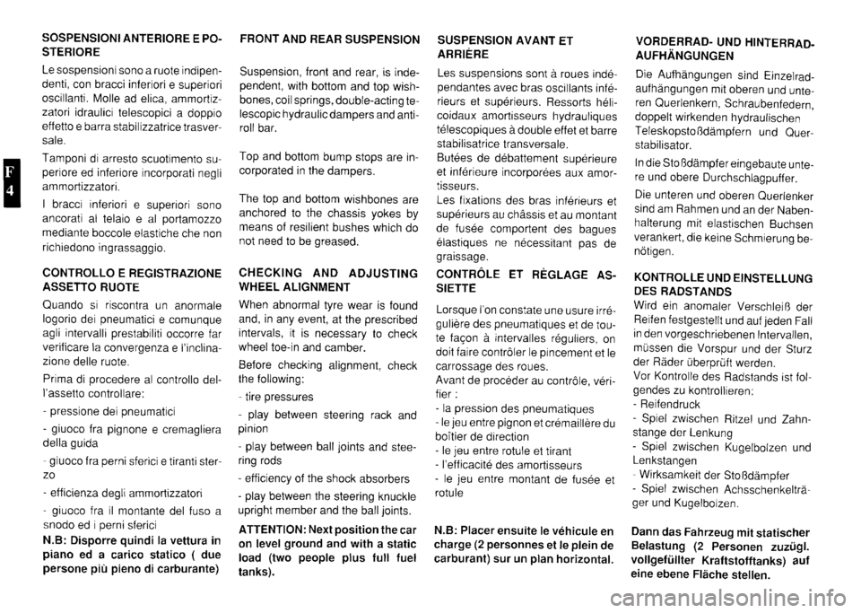 FERRARI F40 1992 Service Manual PDF FERRARI F40 1992 Service Manual PDF