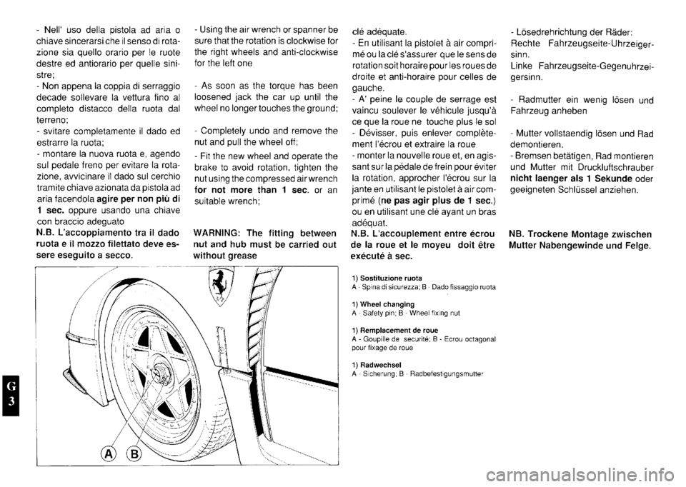 FERRARI F40 1992 Service Manual PDF FERRARI F40 1992 Service Manual PDF