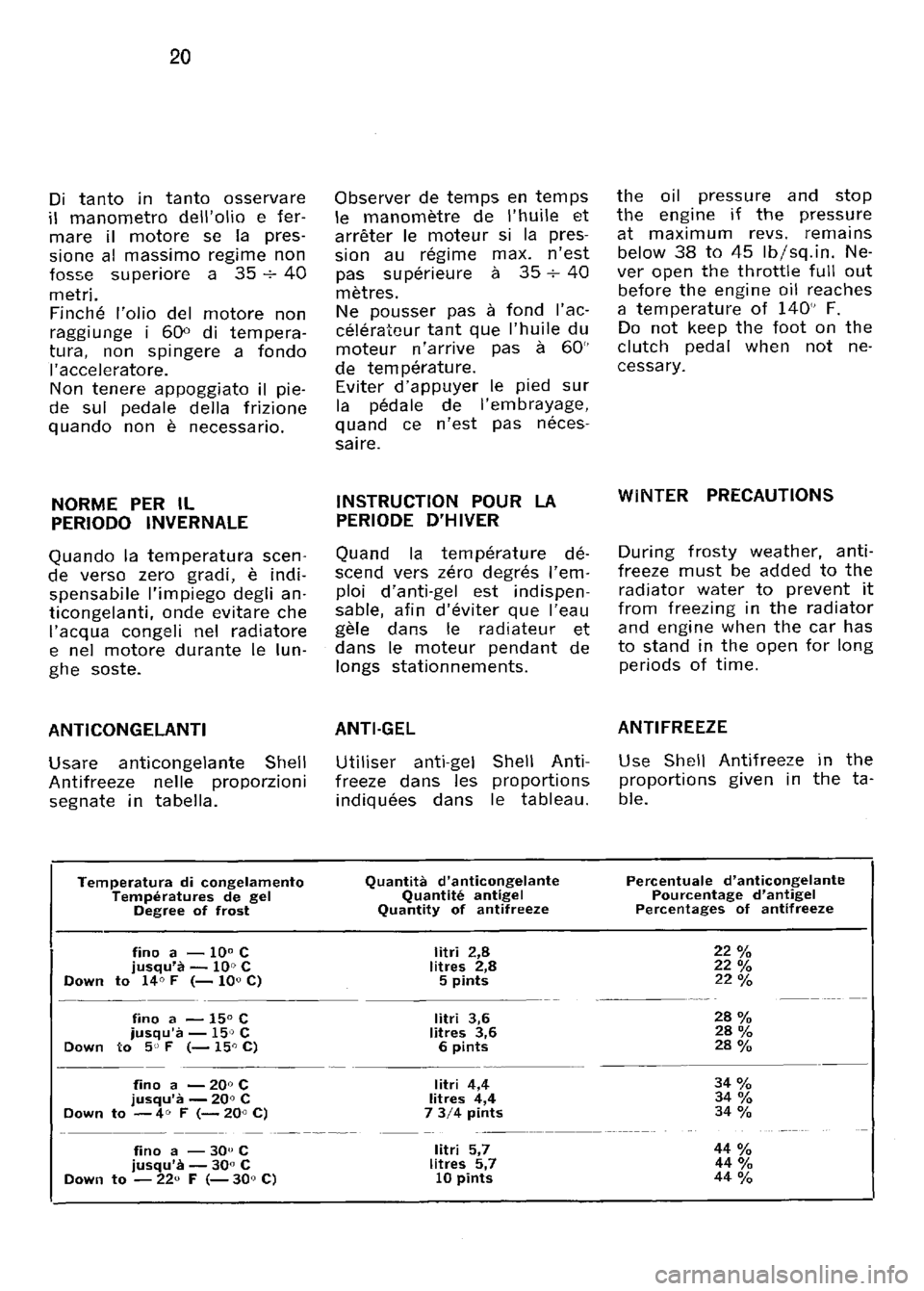 FERRARI 330 GT 1964 Owners Manual FERRARI 330 GT 1964 Owners Manual