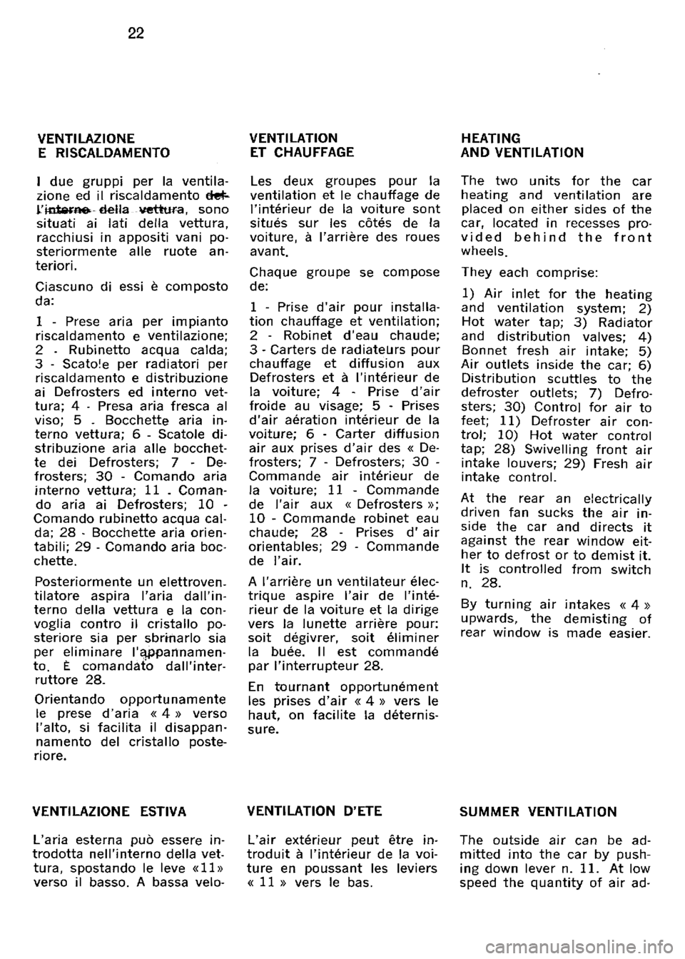 FERRARI 330 GT 1964 Owners Manual FERRARI 330 GT 1964 Owners Manual