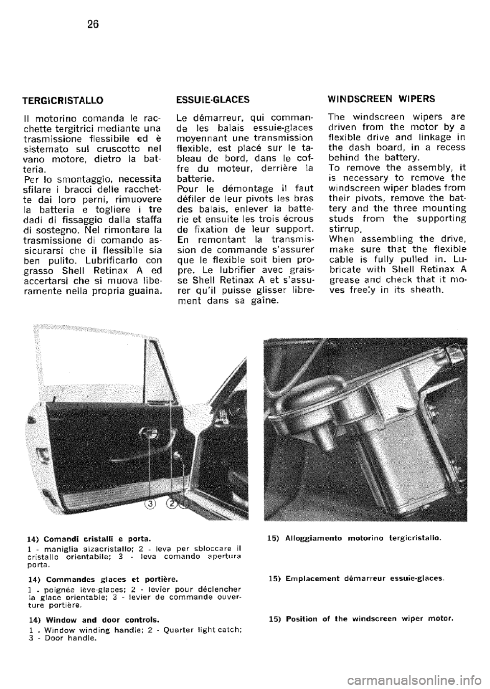 FERRARI 330 GT 1964 Owners Manual FERRARI 330 GT 1964 Owners Manual