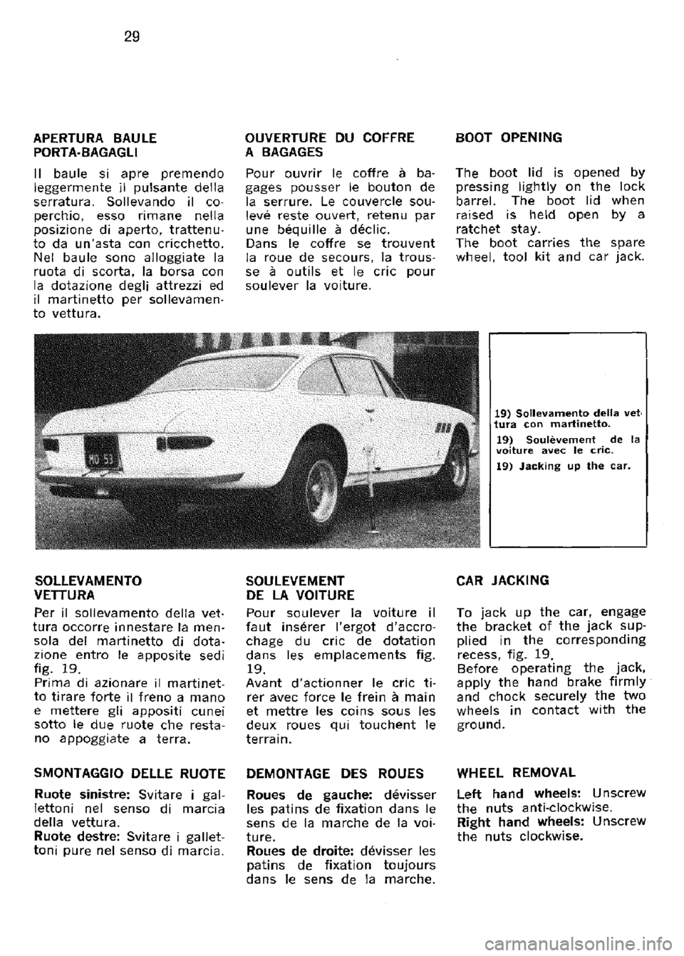 FERRARI 330 GT 1964 Owners Guide 