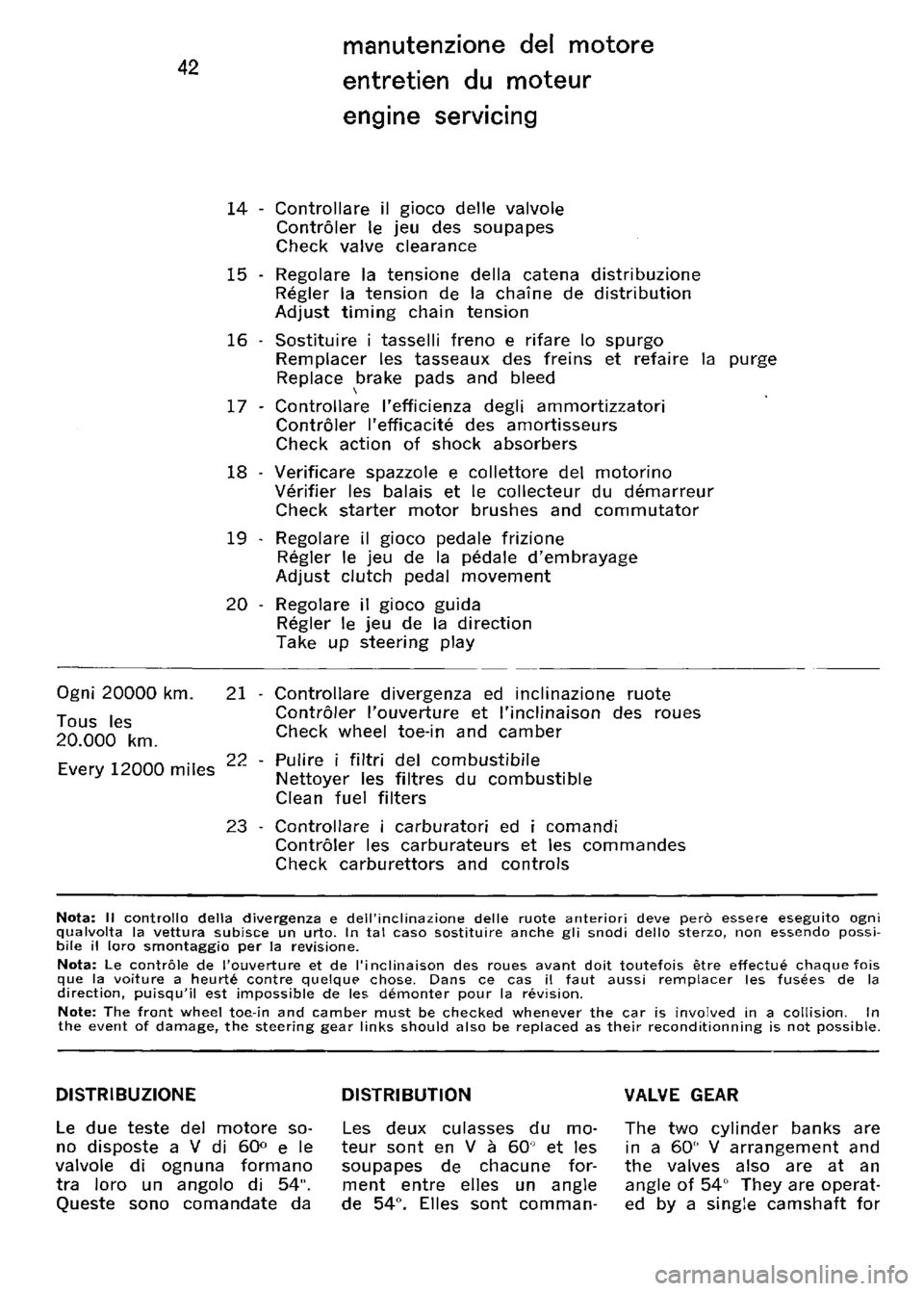 FERRARI 330 GT 1964 Service Manual FERRARI 330 GT 1964 Service Manual