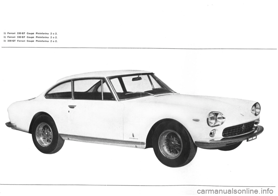 FERRARI 330 GT 1964 Owners Manual FERRARI 330 GT 1964 Owners Manual