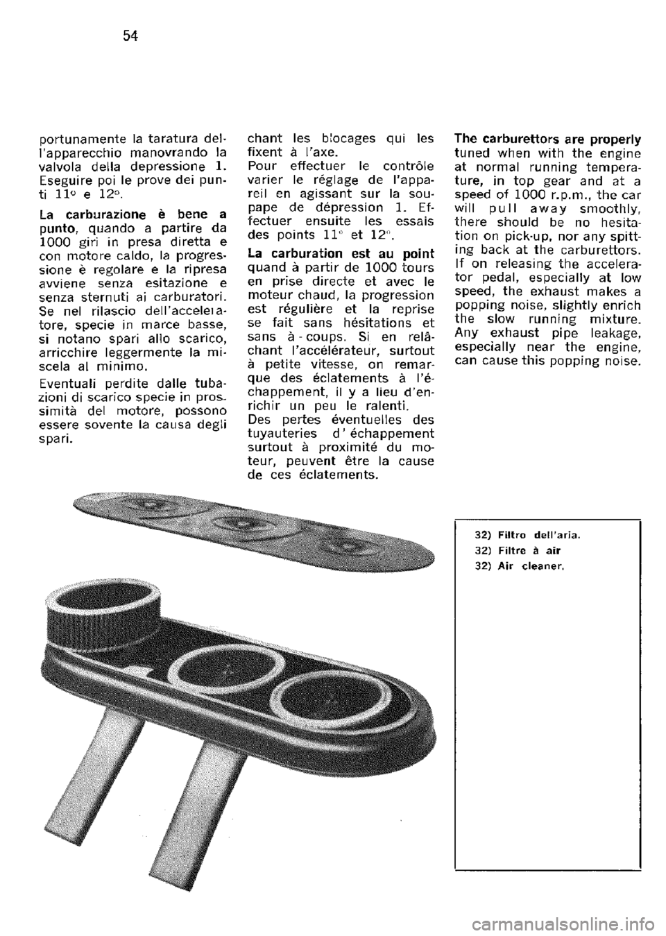 FERRARI 330 GT 1964 Workshop Manual FERRARI 330 GT 1964 Workshop Manual
