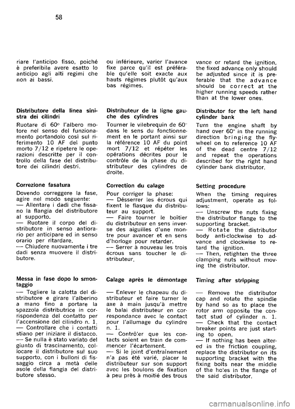 FERRARI 330 GT 1964 Repair Manual FERRARI 330 GT 1964 Repair Manual