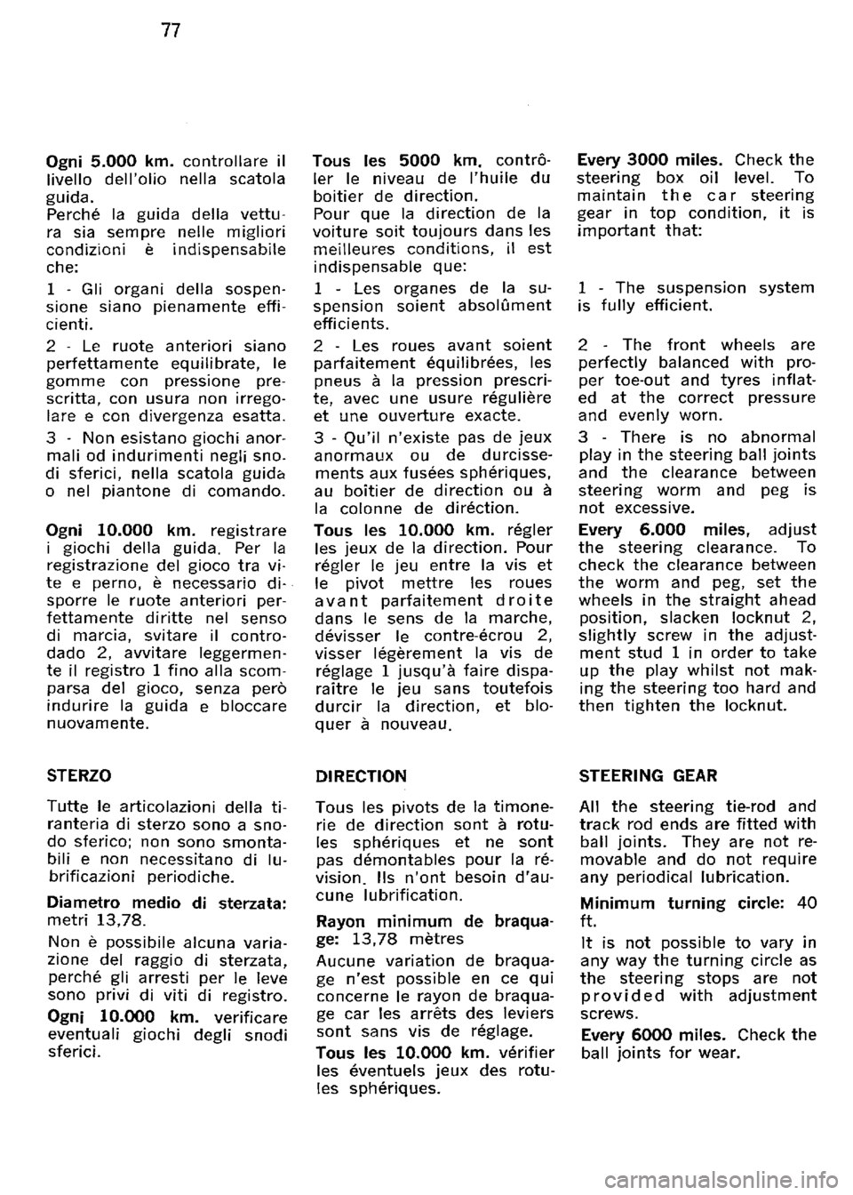 FERRARI 330 GT 1964 Manual PDF FERRARI 330 GT 1964 Manual PDF