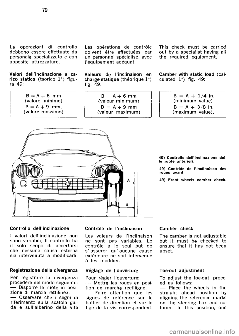 FERRARI 330 GT 1964 Manual Online FERRARI 330 GT 1964 Manual Online