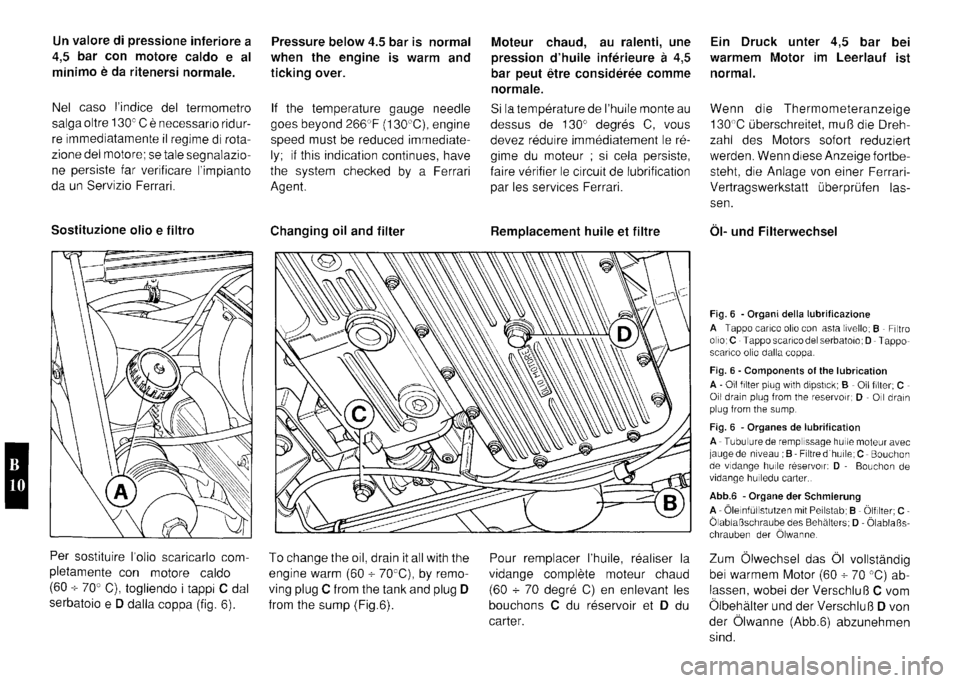 FERRARI TESTAROSSA 1990 Owners Manual FERRARI TESTAROSSA 1990 Owners Manual