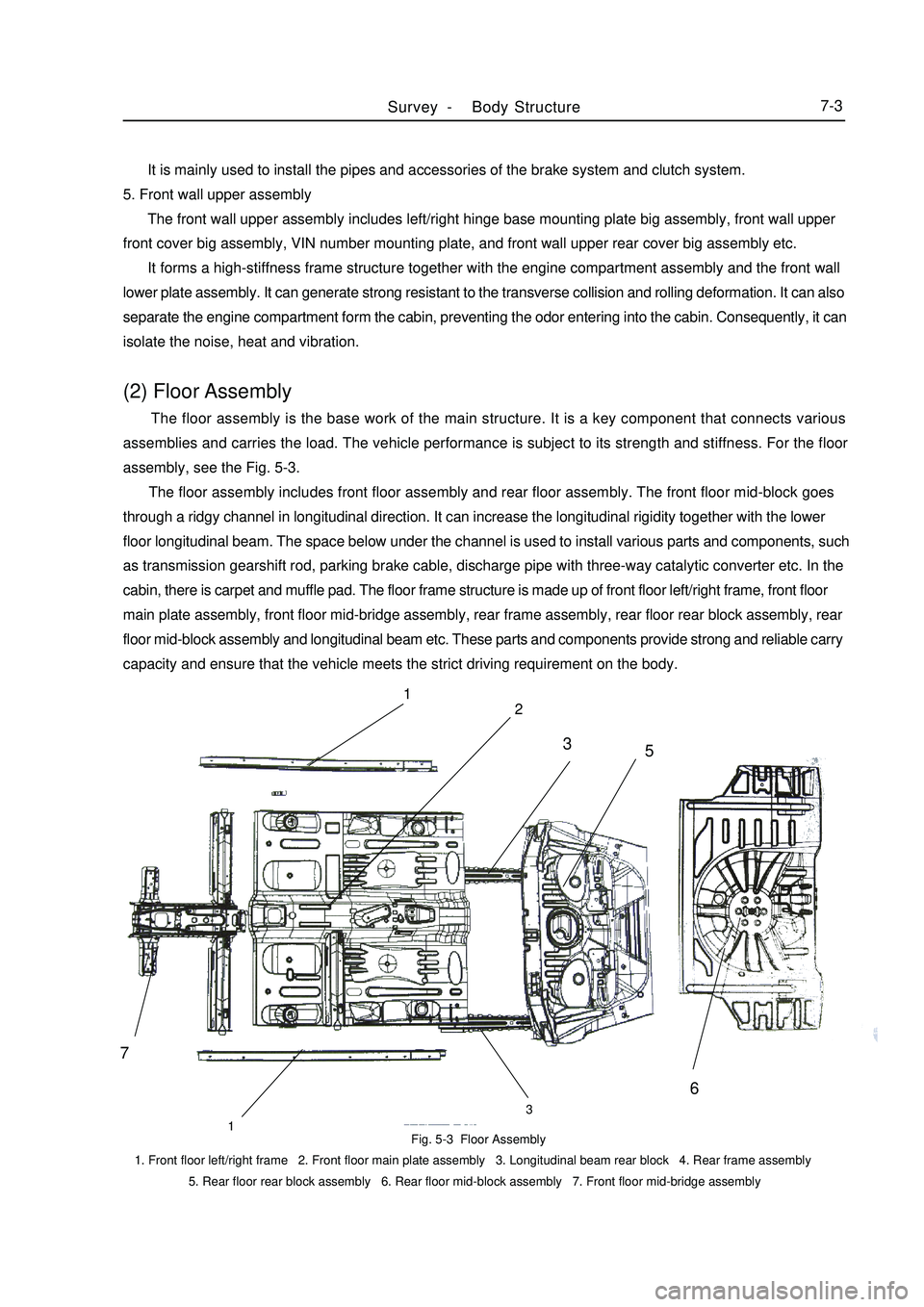 GEELY MK 2008 Owners Guide It is mainly used to install the pipes and accessories of the brake system and clutch system.
5. Front wall upper assembly
The front wall upper assembly includes left/right hinge base moun GEELY MK 2008 Owners Guide It is mainly used to install the pipes and accessories of the brake system and clutch system.
5. Front wall upper assembly
The front wall upper assembly includes left/right hinge base moun