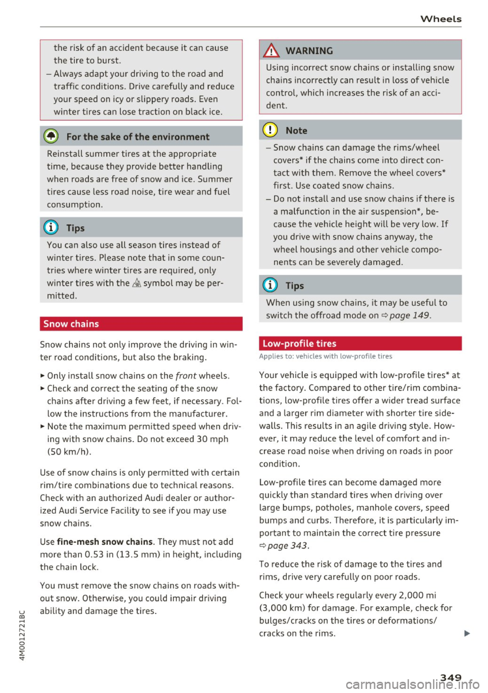 AUDI Q7 2017 Owner´s Manual u co ...... N r-... N ...... 0
0
:E: <t
th e risk of an accident because it can cause
the tire t o burst.
- Always adapt yo ur drivi ng to the road and
traff ic conditions. Drive care AUDI Q7 2017 Owner´s Manual u co ...... N r-... N ...... 0
0
:E: <t
th e risk of an accident because it can cause
the tire t o burst.
- Always adapt yo ur drivi ng to the road and
traff ic conditions. Drive care