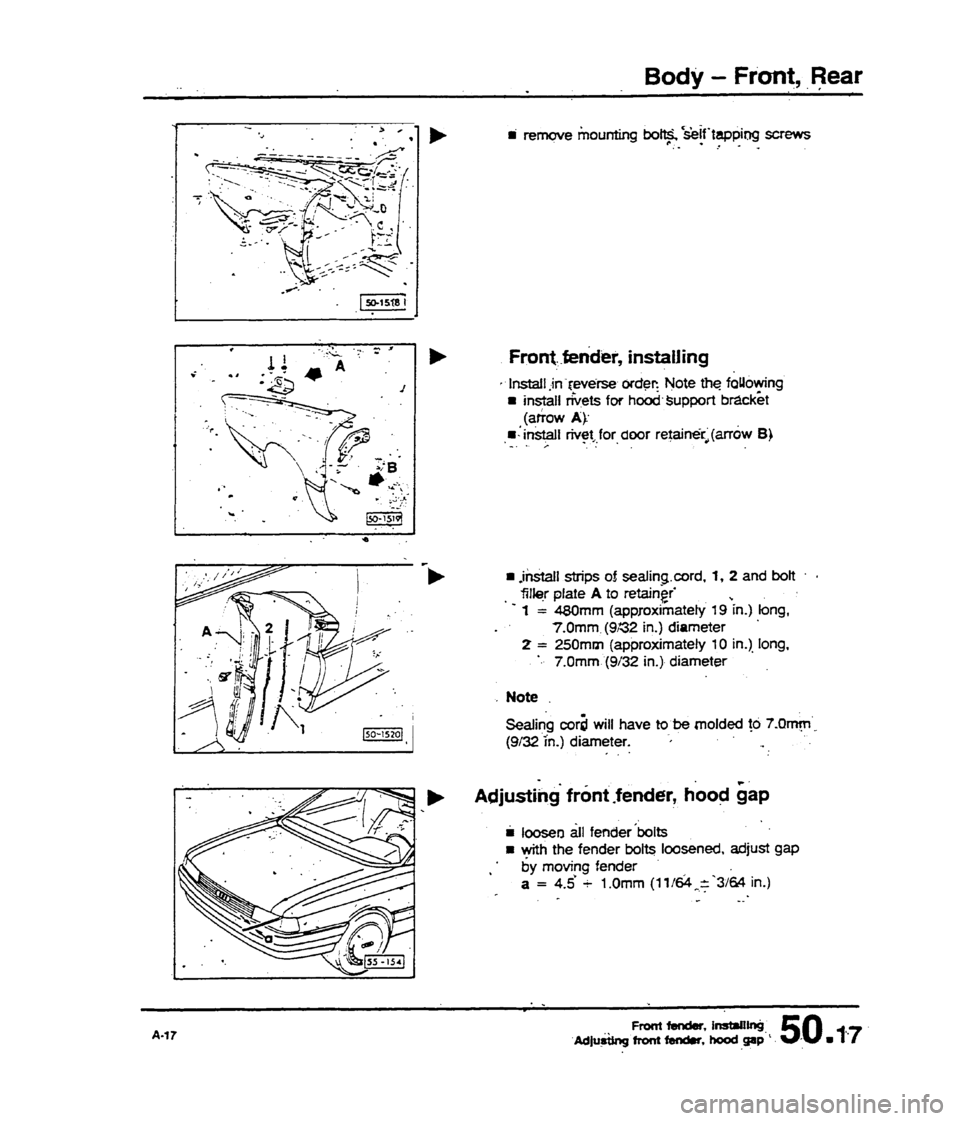 AUDI 80 90 COUPE 1988  Service Repair Manual 