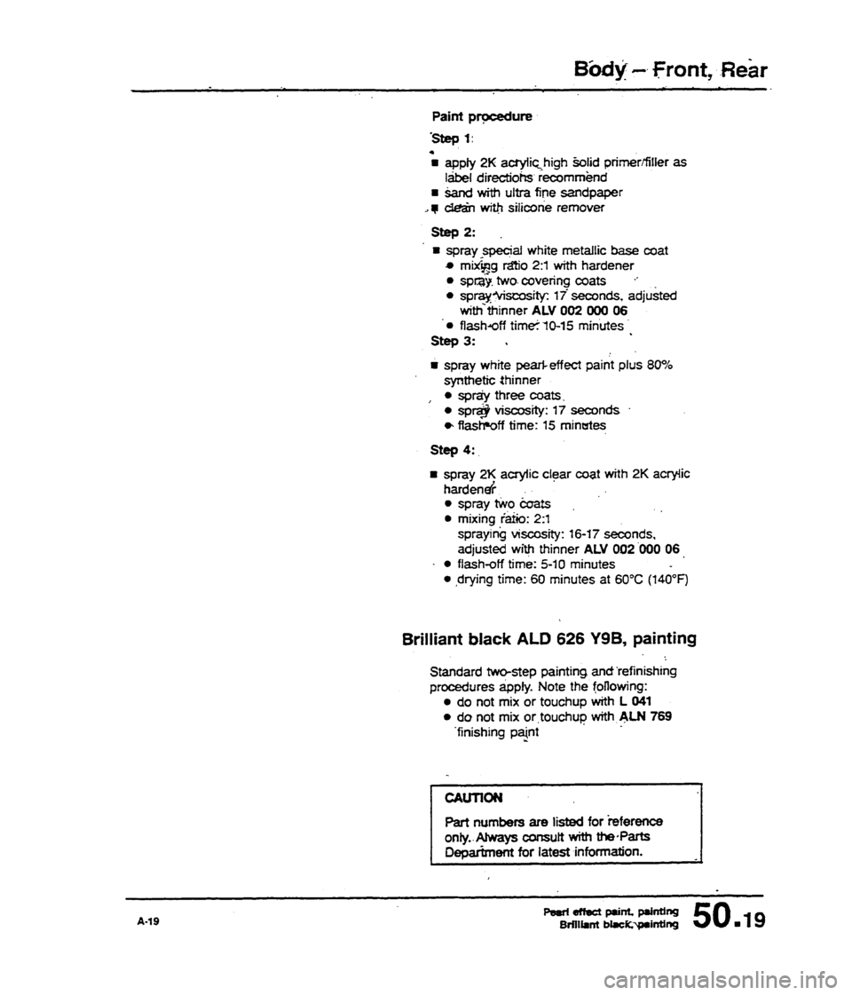 AUDI 80 90 COUPE 1988  Service Repair Manual 