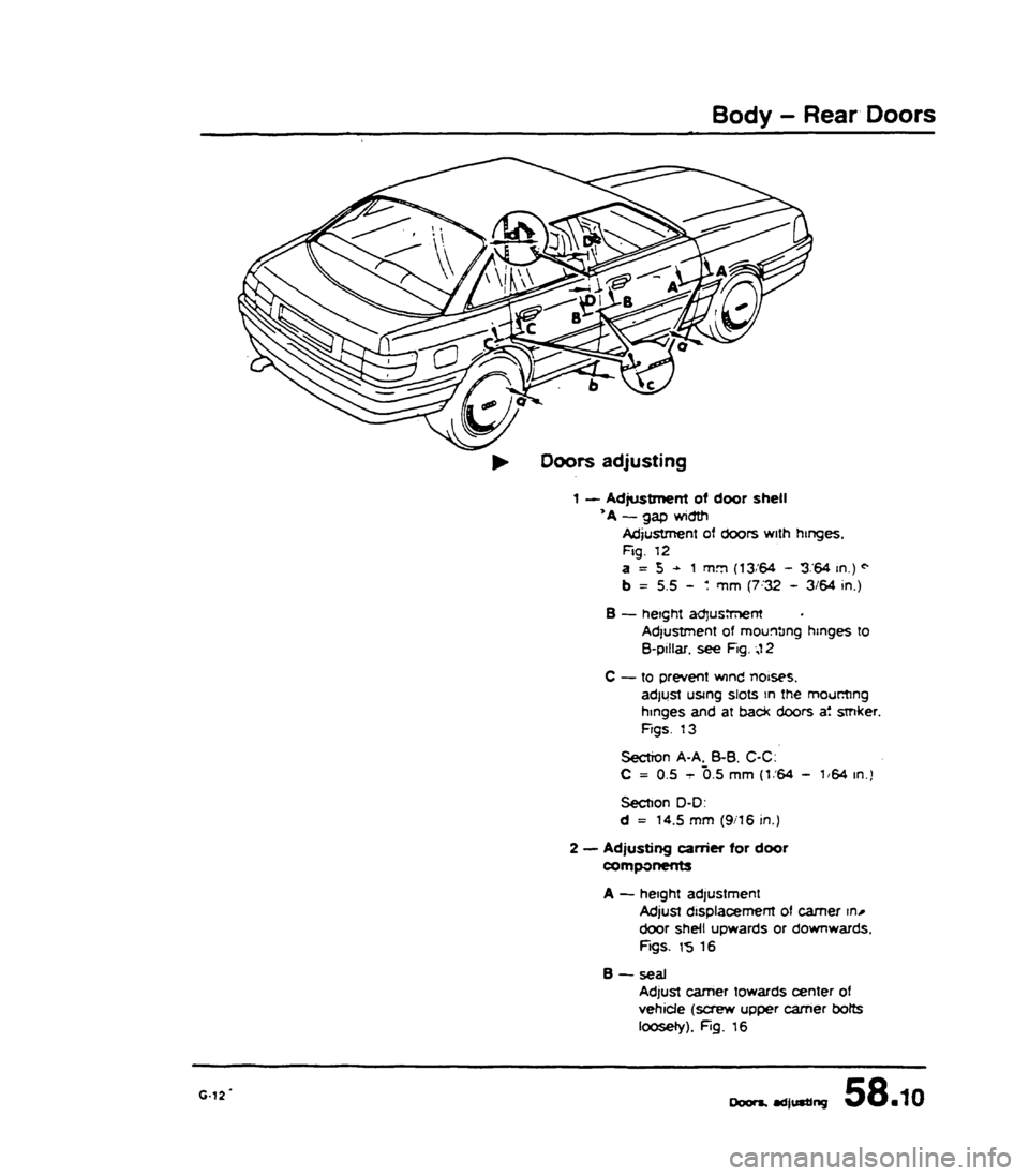 AUDI 80 90 COUPE 1988  Service Repair Manual 