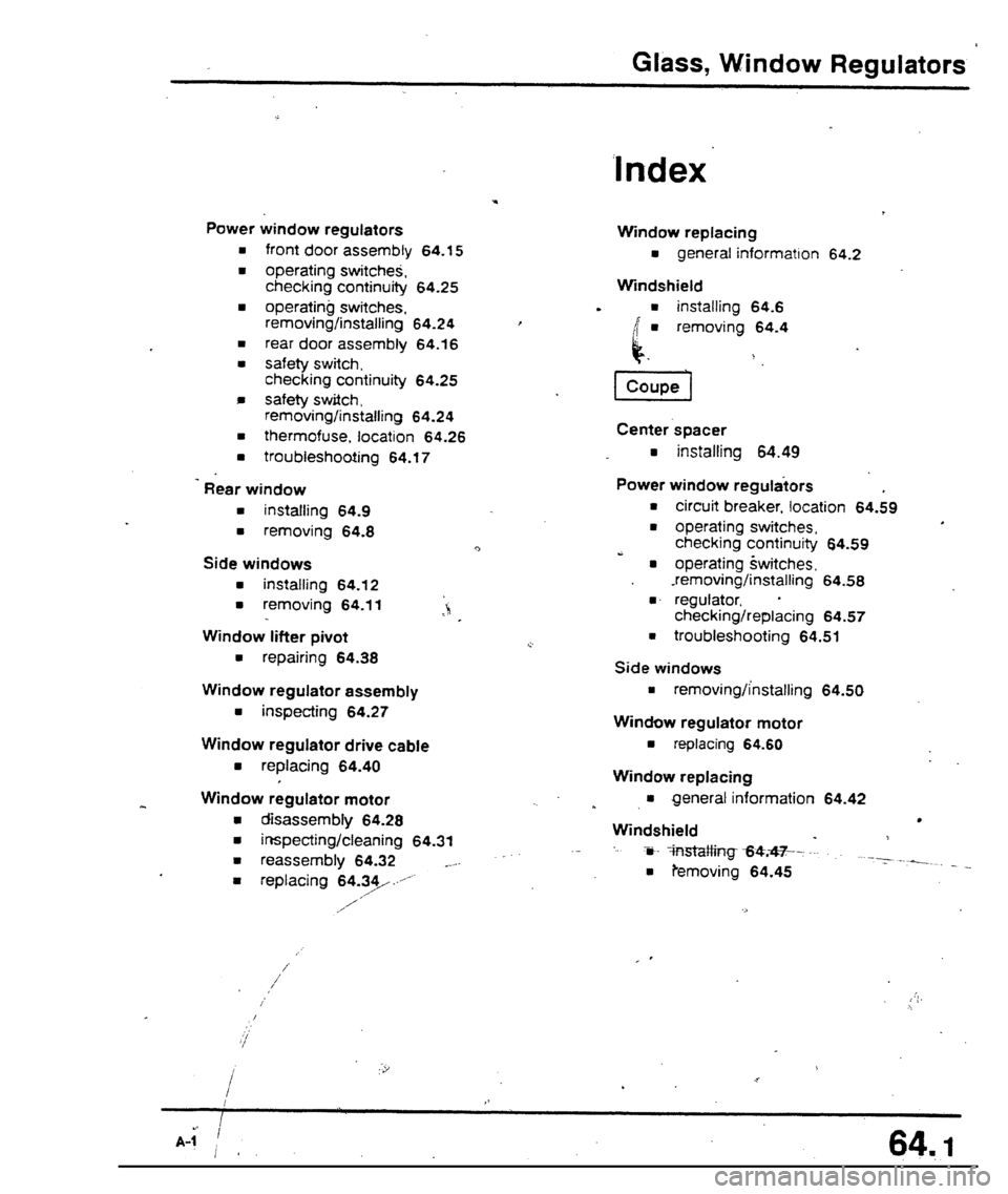 AUDI 80 90 COUPE 1988 Service Repair Manual AUDI 80 90 COUPE 1988 Service Repair Manual