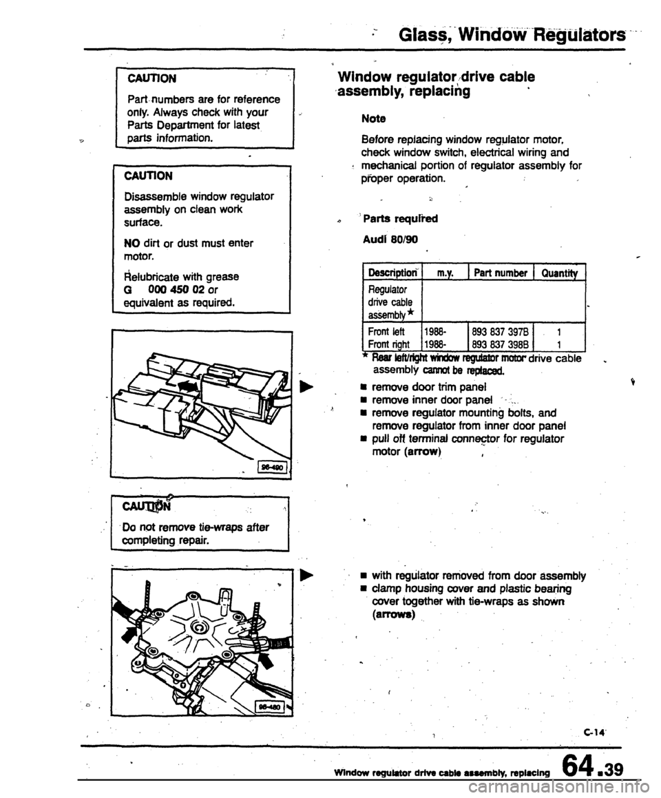 AUDI 80 90 COUPE 1988 Service Repair Manual AUDI 80 90 COUPE 1988 Service Repair Manual
