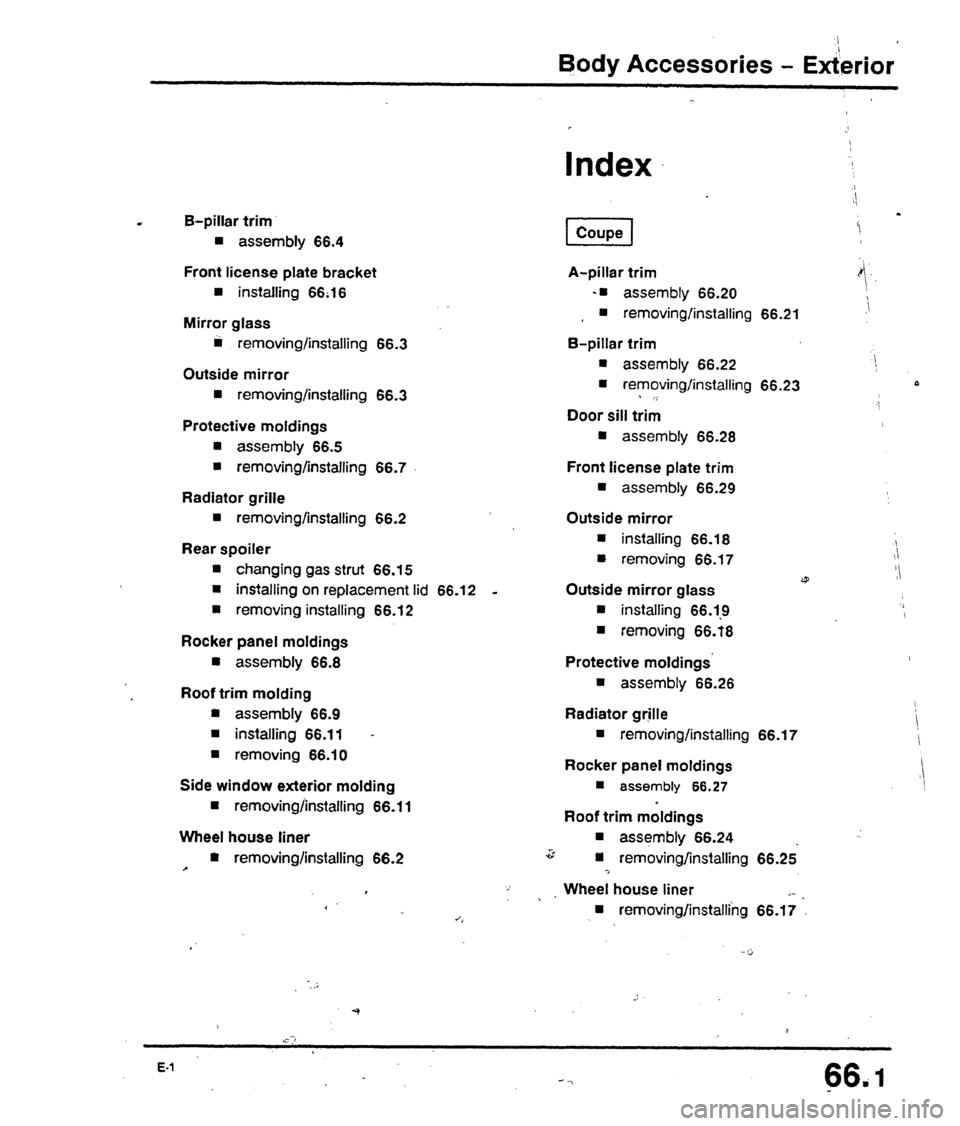 AUDI 80 90 COUPE 1988 Service Repair Manual AUDI 80 90 COUPE 1988 Service Repair Manual