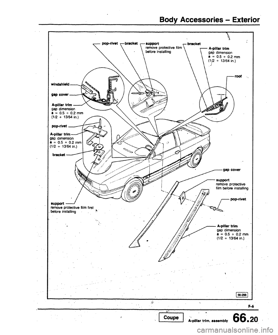 AUDI 80 90 COUPE 1988  Service Repair Manual 