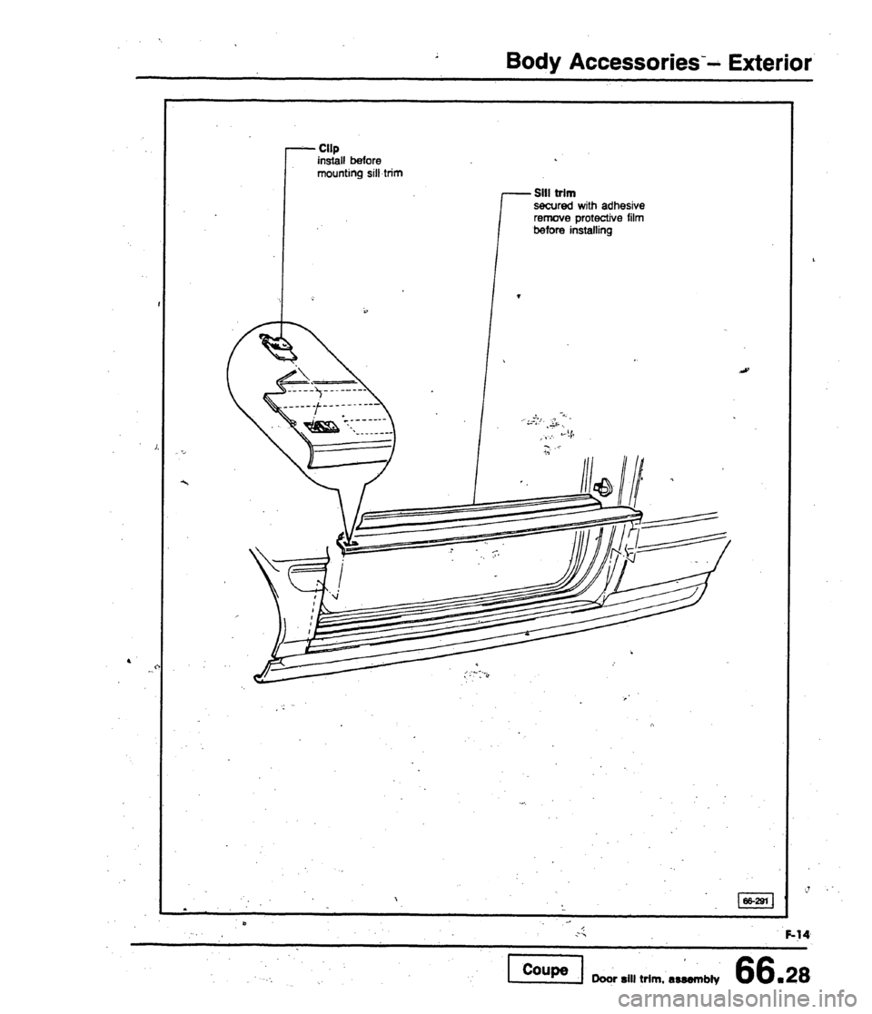 AUDI 80 90 COUPE 1988  Service Repair Manual 