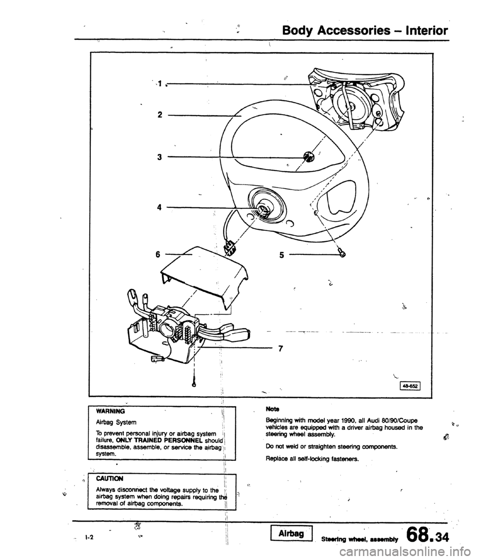 AUDI 80 90 COUPE 1988 Service Repair Manual AUDI 80 90 COUPE 1988 Service Repair Manual