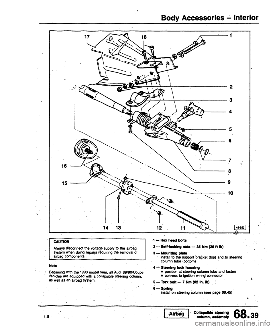 AUDI 80 90 COUPE 1988 Service Repair Manual AUDI 80 90 COUPE 1988 Service Repair Manual