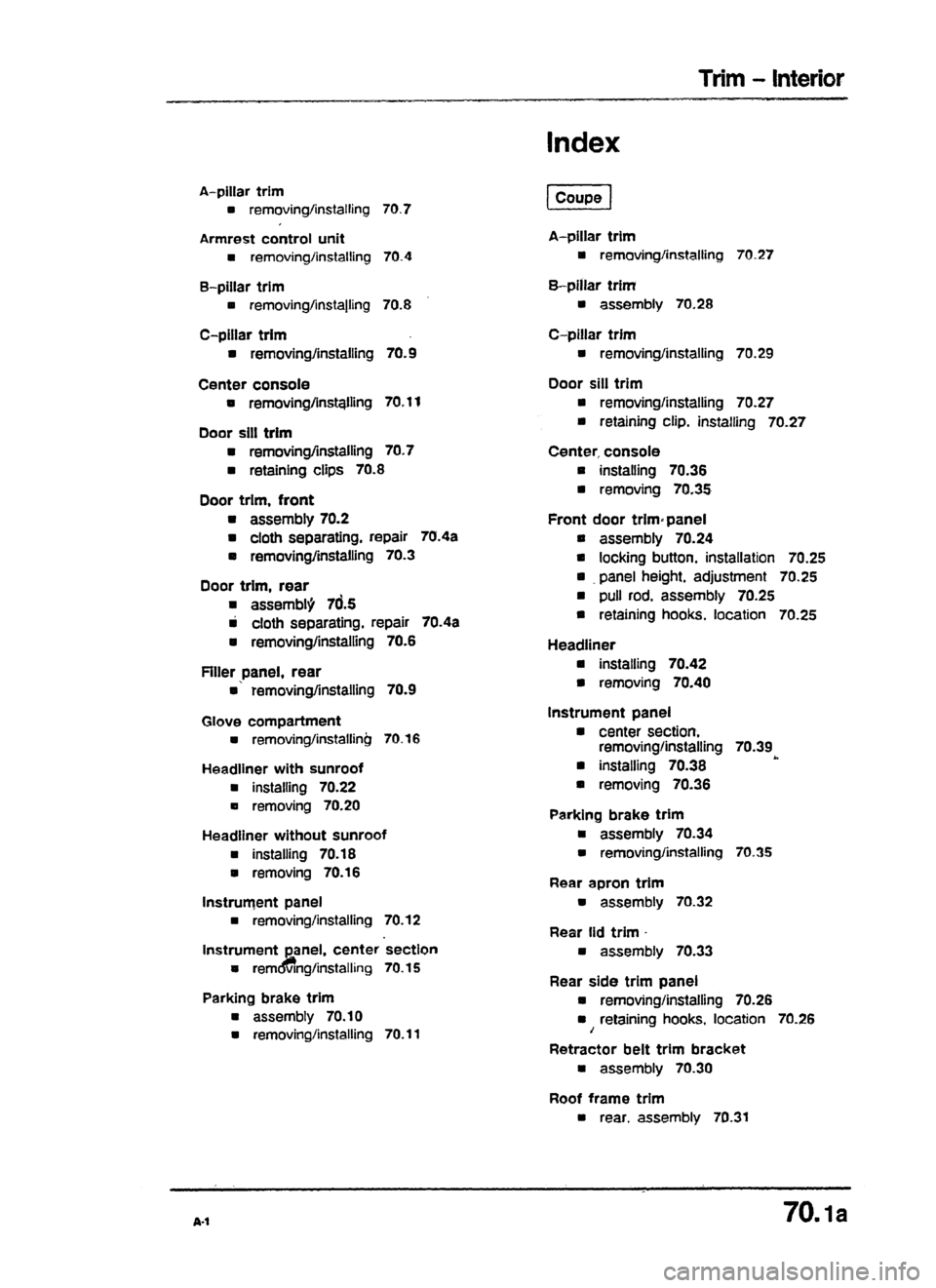 AUDI 80 90 COUPE 1988 Service Repair Manual AUDI 80 90 COUPE 1988 Service Repair Manual