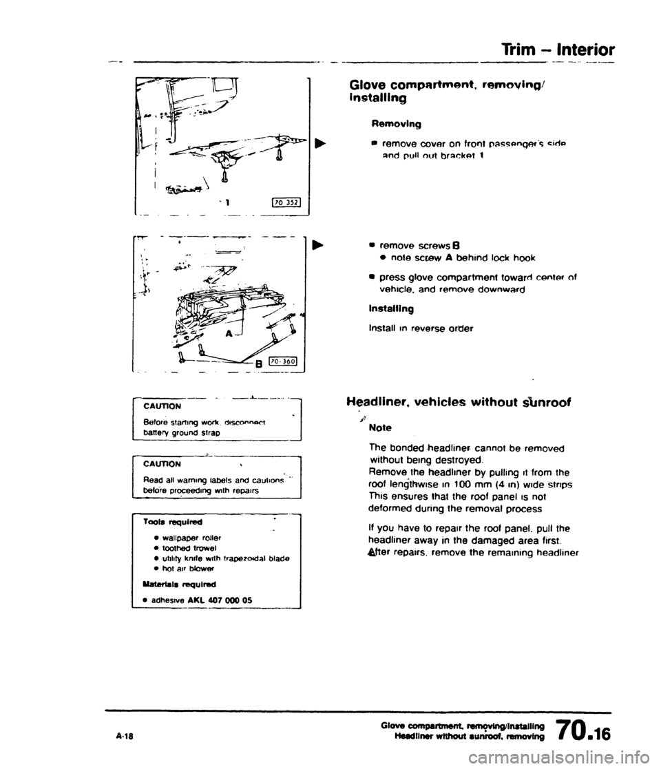 AUDI 80 90 COUPE 1988  Service Repair Manual 