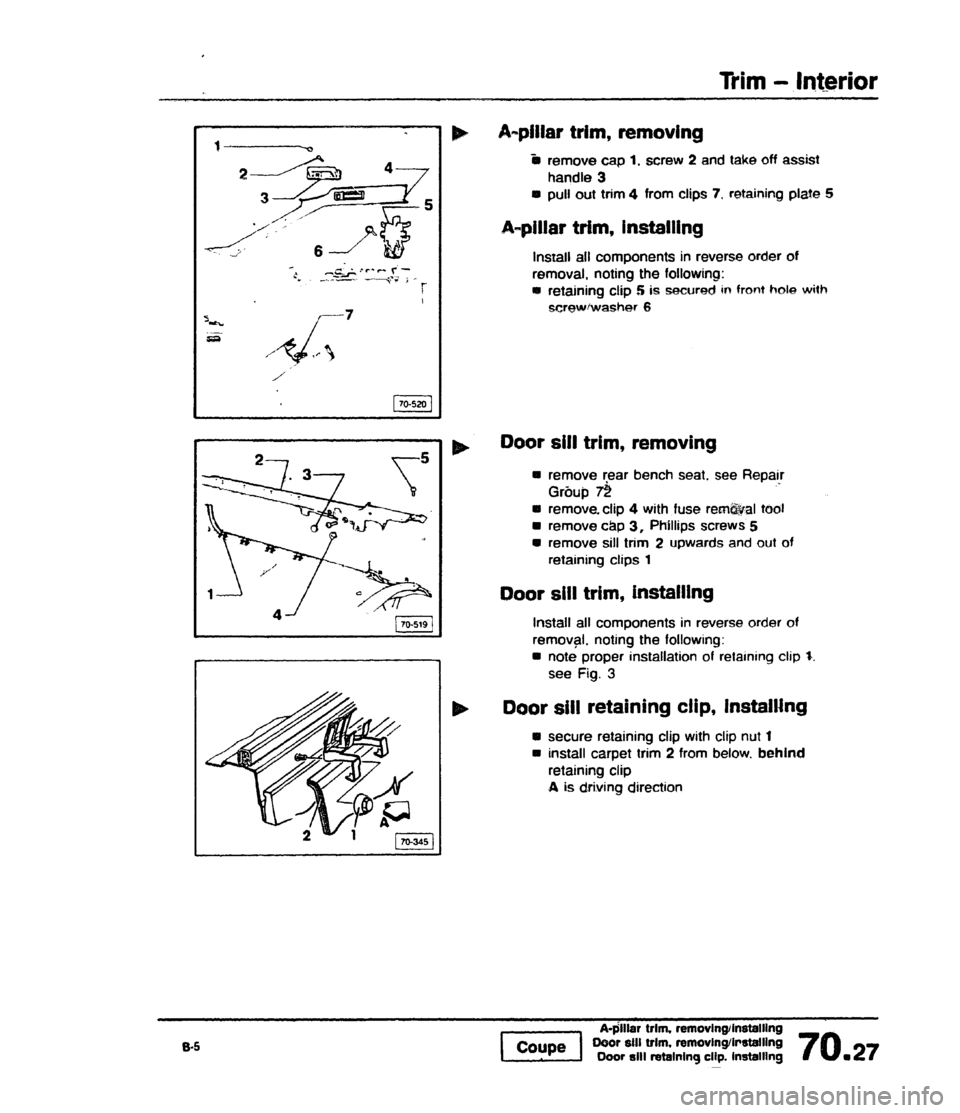 AUDI 80 90 COUPE 1988  Service Repair Manual 