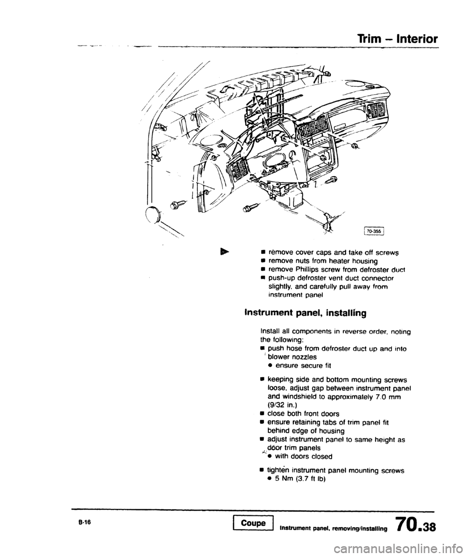 AUDI 80 90 COUPE 1988  Service Repair Manual 