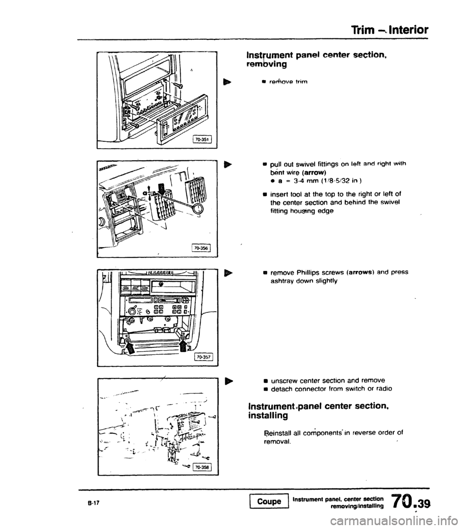 AUDI 80 90 COUPE 1988  Service Repair Manual 