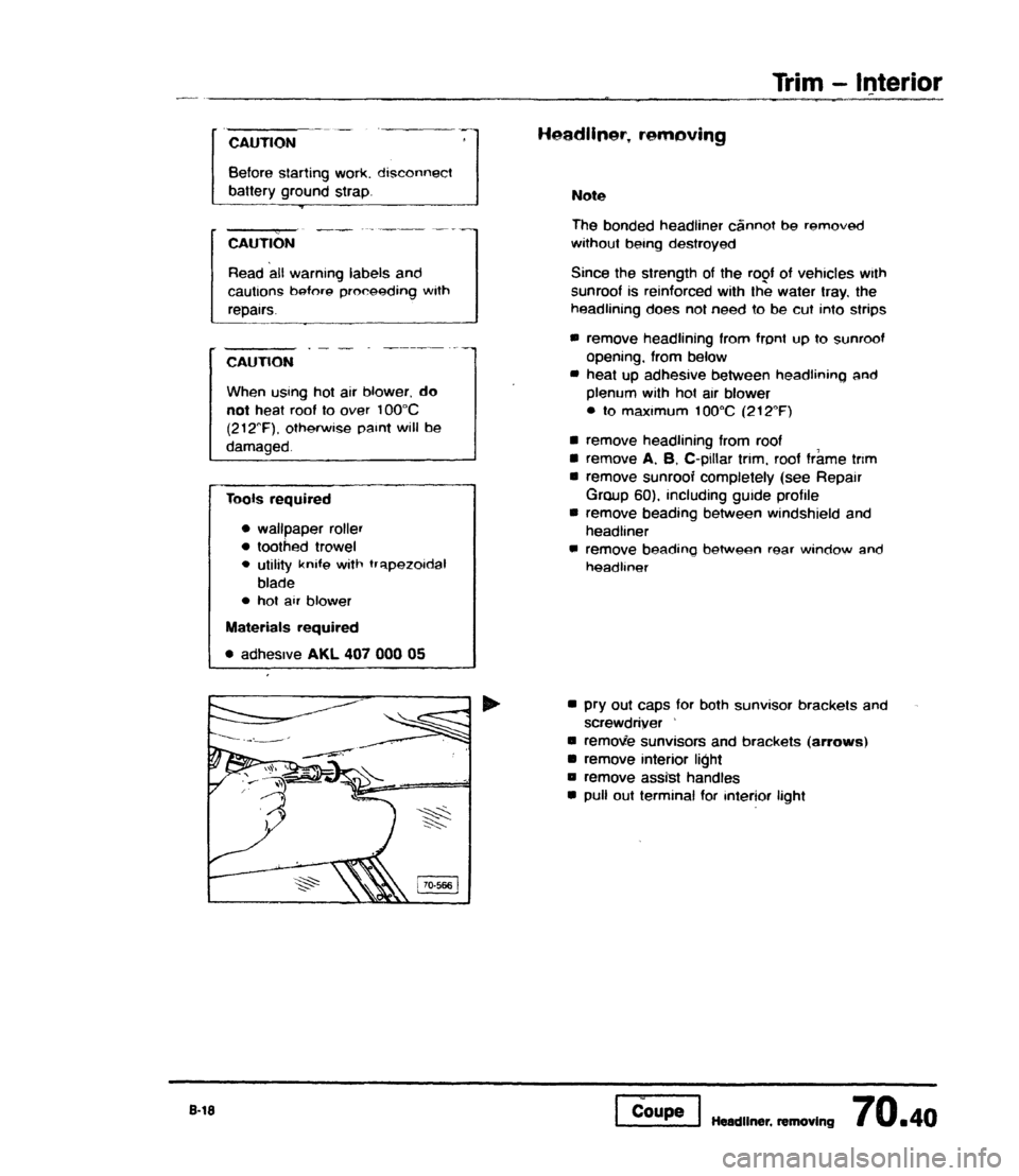 AUDI 80 90 COUPE 1988  Service Repair Manual 