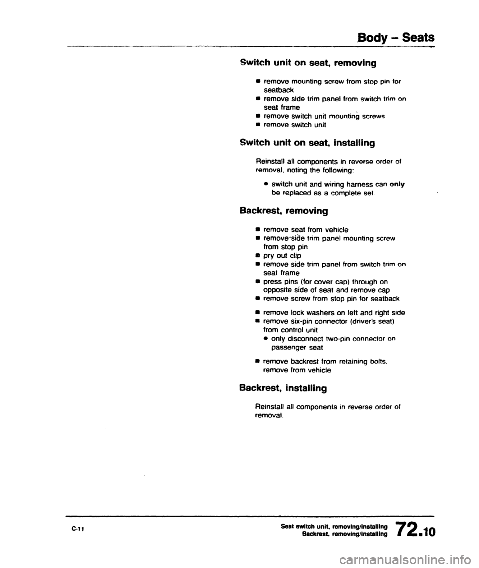 AUDI 80 90 COUPE 1988  Service Repair Manual 