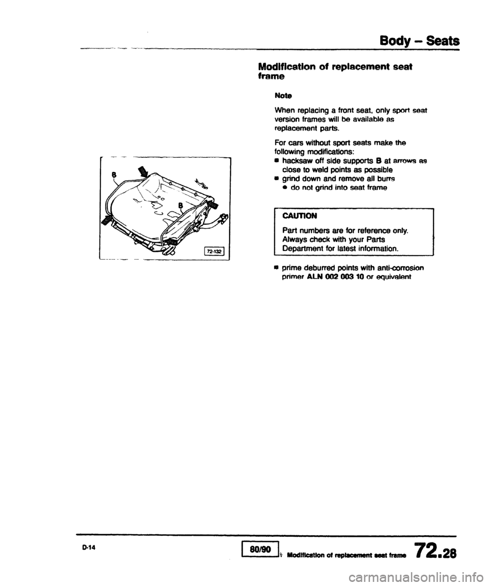 AUDI 80 90 COUPE 1988  Service Repair Manual 