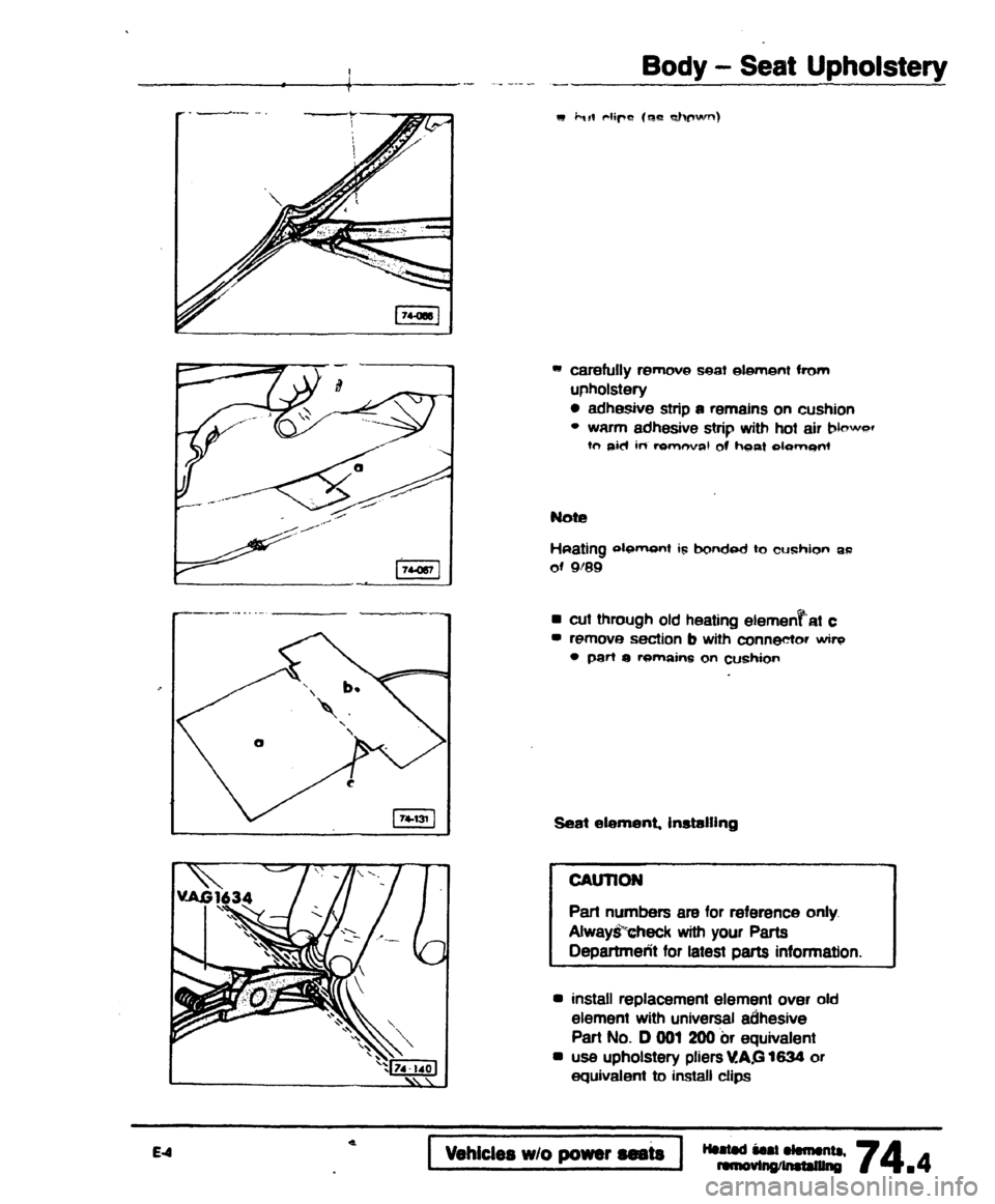 AUDI 80 90 COUPE 1988  Service Repair Manual 