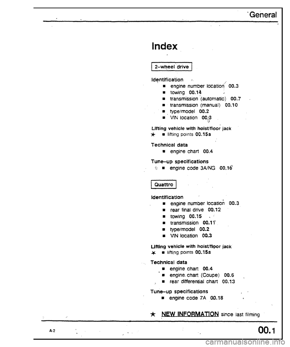 AUDI 80 90 COUPE 1988  Service User Guide 