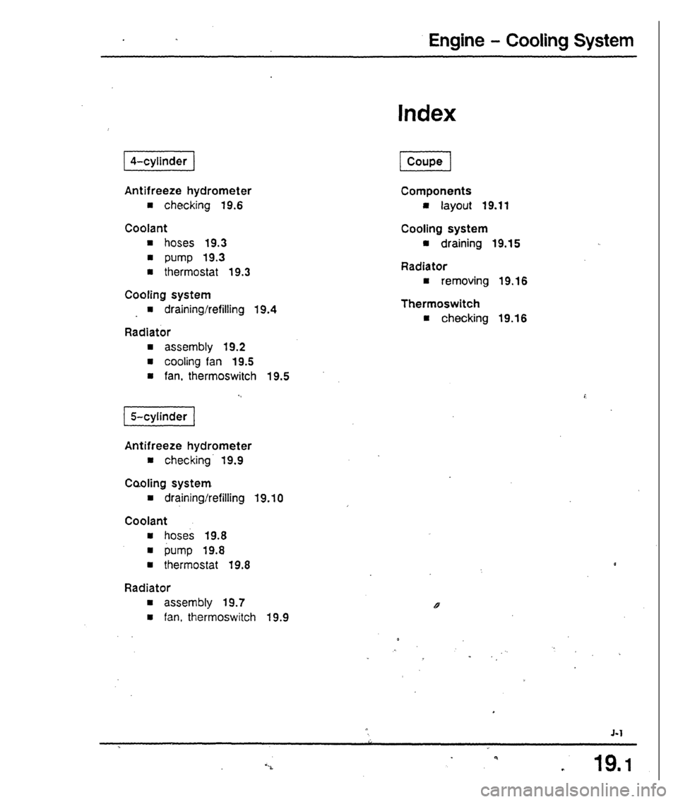 AUDI 80 90 COUPE 1988  Service Repair Manual 