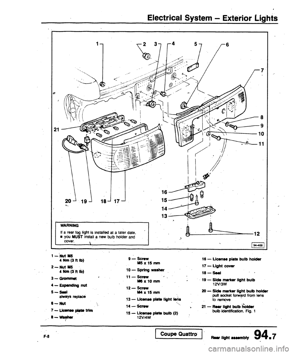 AUDI 80 90 COUPE 1988  Service Repair Manual 