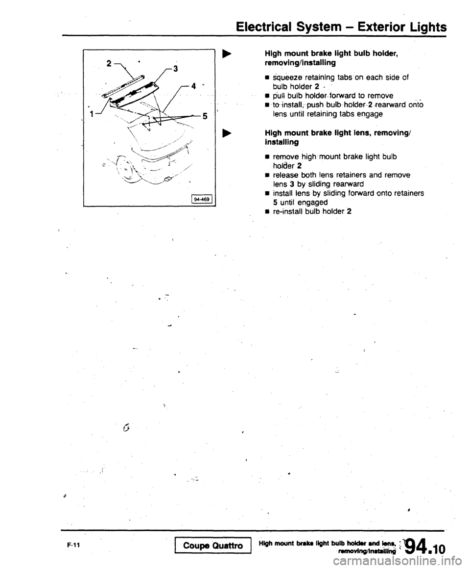 AUDI 80 90 COUPE 1988  Service Repair Manual 