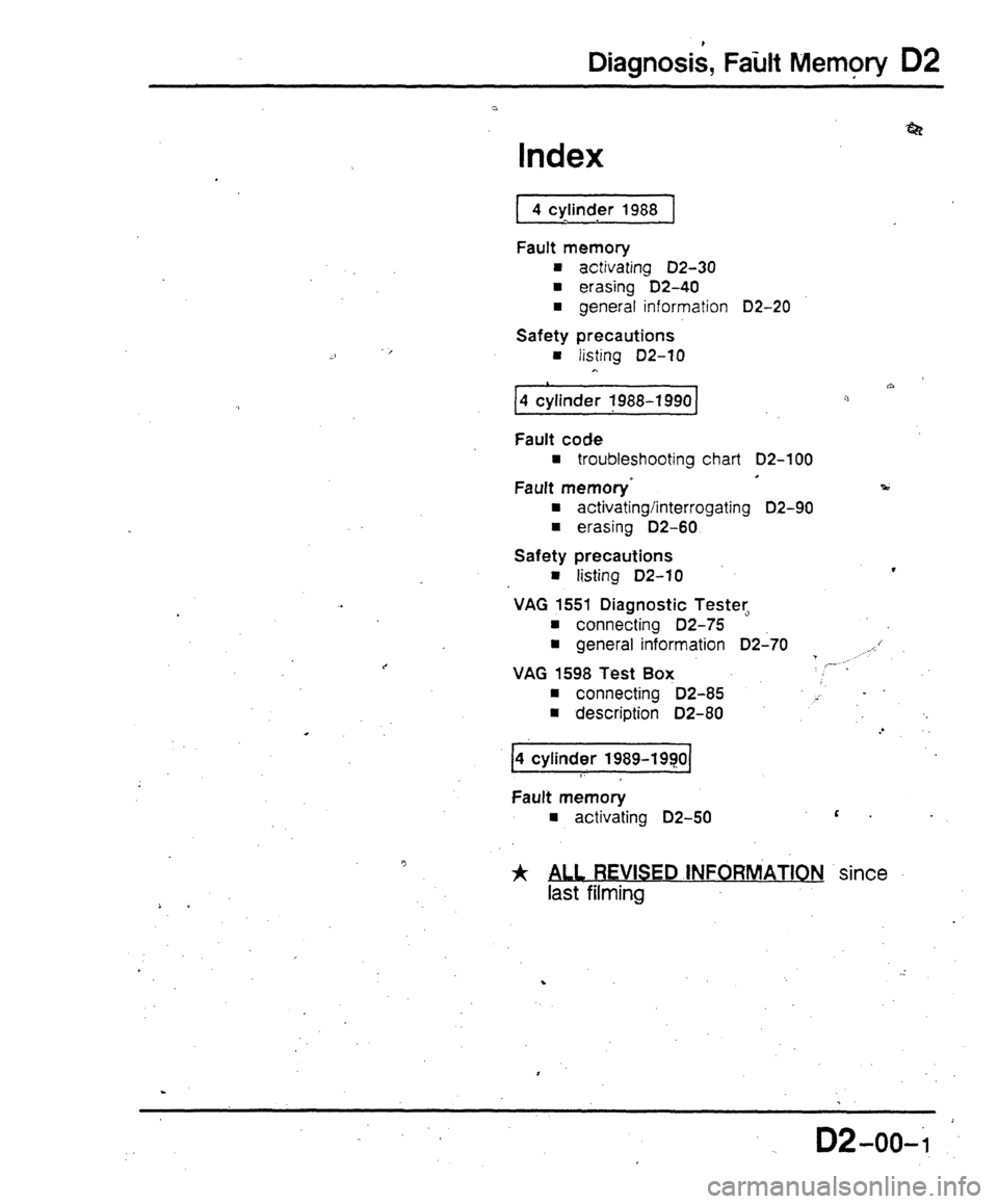 AUDI 80 90 COUPE 1988  Service Repair Manual 