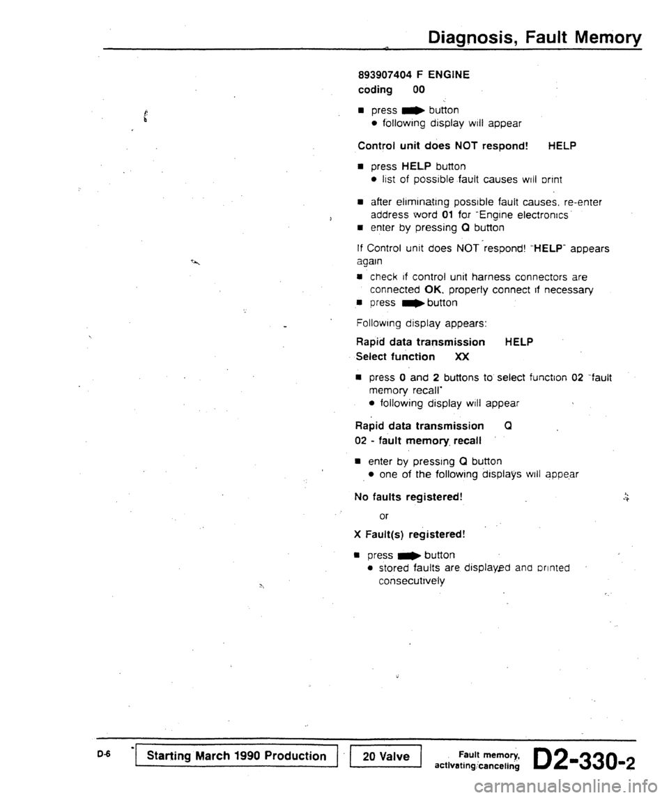 AUDI 80 90 COUPE 1988  Service Repair Manual 