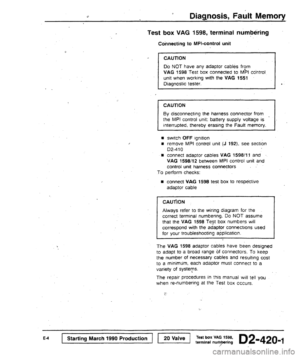 AUDI 80 90 COUPE 1988  Service Repair Manual 