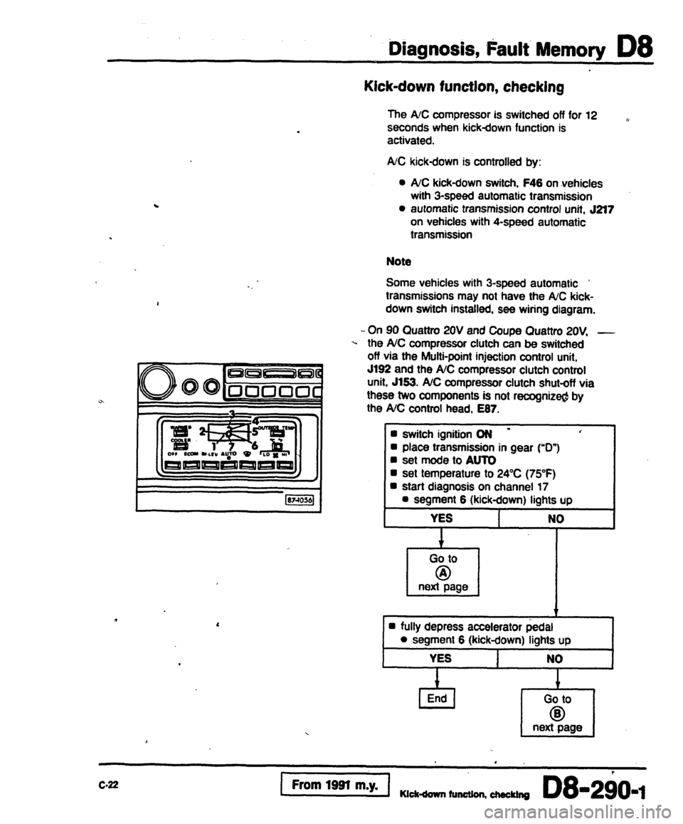 AUDI 80 90 COUPE 1988  Service Repair Manual 