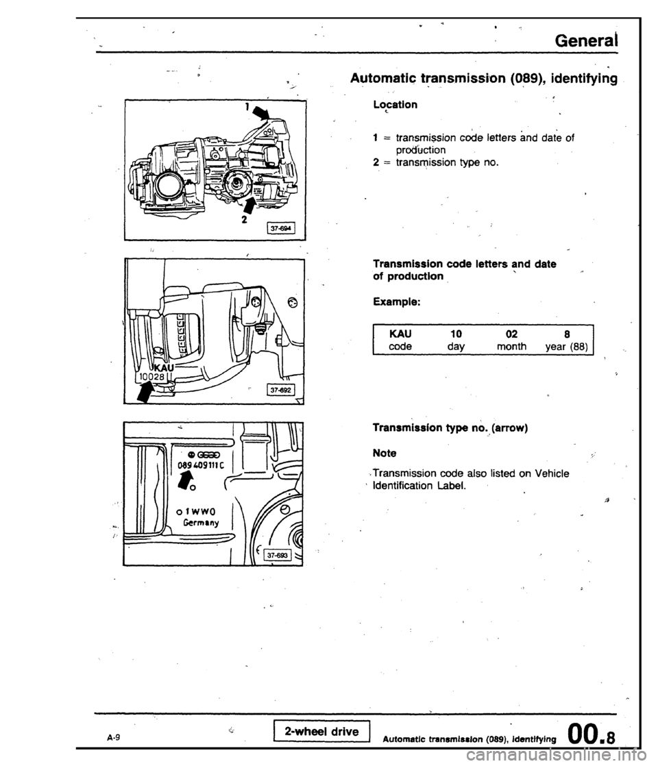AUDI 80 90 COUPE 1988  Service Owners Manual 