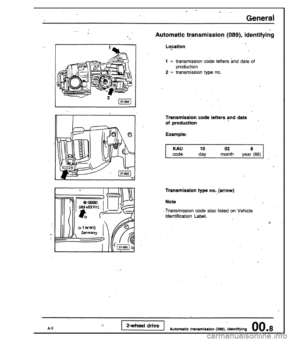 AUDI 80 90 COUPE 1988 Service Owners Manual AUDI 80 90 COUPE 1988 Service Owners Manual