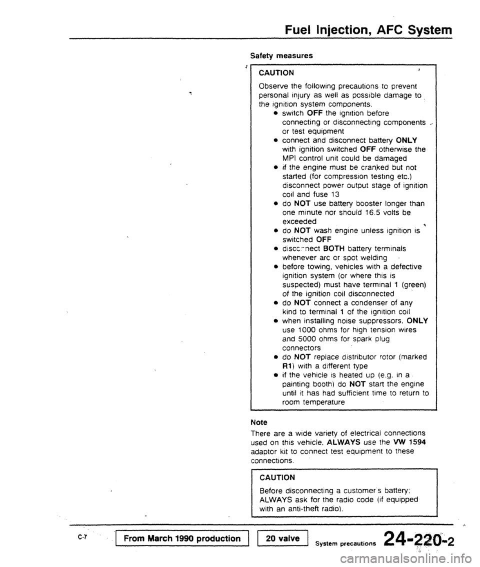 AUDI 80 90 COUPE 1988  Service Repair Manual 