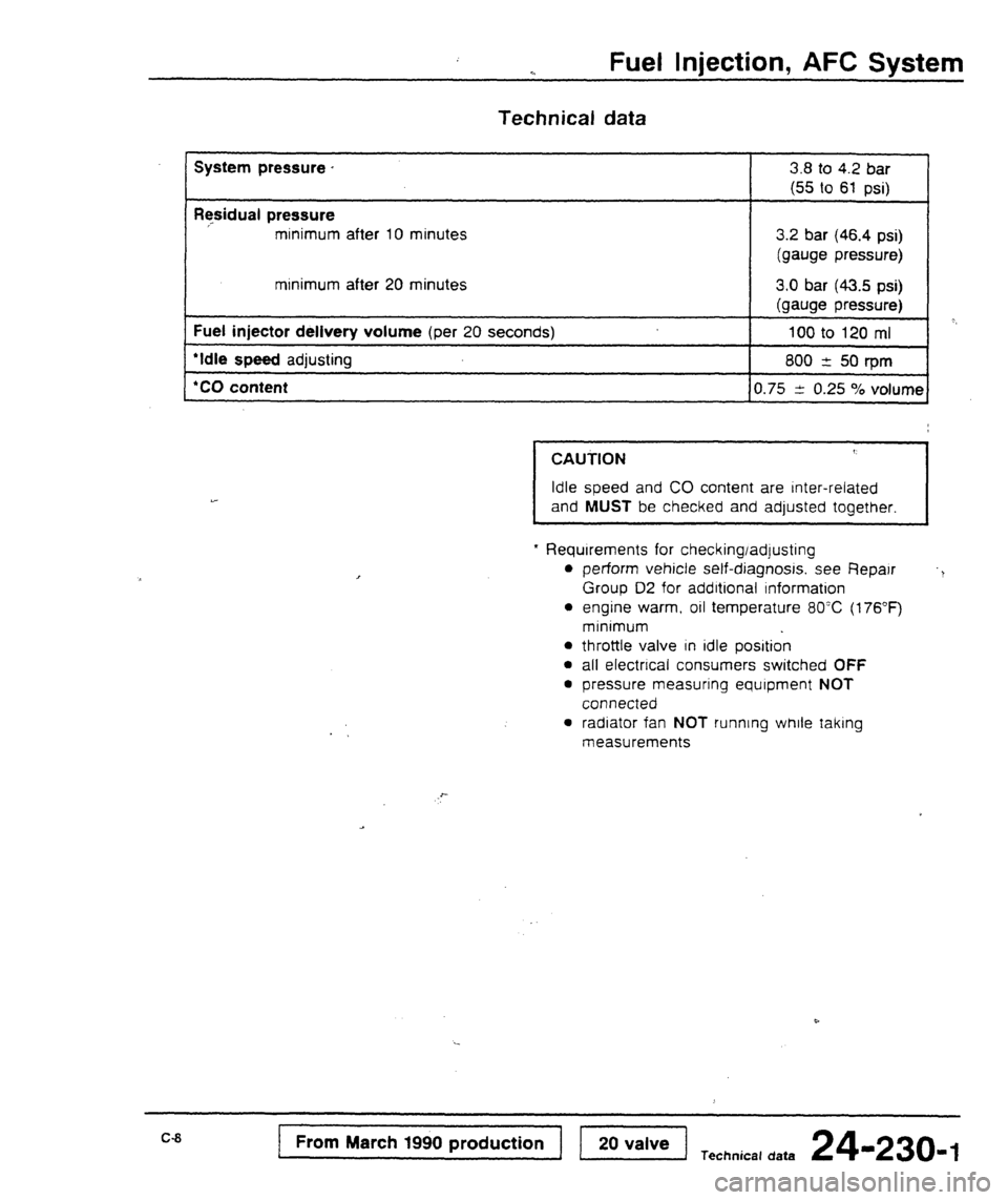 AUDI 80 90 COUPE 1988  Service Repair Manual 